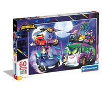 Clementoni- Batwheels Supercolor Puzzle-Batwheels-60 Maxi Pezzi Bambini 4 Anni, Puzzle Cartoni Animati, Made in Italy, Multicolore, 26597