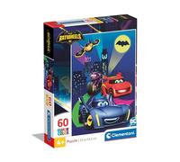 Clementoni- Batwheels Supercolor Puzzle-Batwheels-60 Pezzi Bambini 4 Anni, Puzzle Cartoni Animati, Made in Italy, Multicolore, 26593