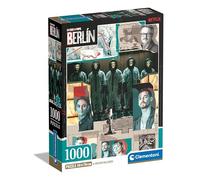 Clementoni- Berlin Puzzle-Berlin-1000 Pezzi, Puzzle Netflix La Casa di Carta/Money Heist, Verticale, Divertimento per Adulti, Made in Italy, Multicolore, 39848