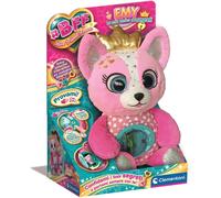 Clementoni - BFF Emy - La Mia Amica dei Segreti, Peluche Interattivo con Modulo Elettronico e Effetti Luminosi, Gioco per Bambini 4-6 Anni per Registrare Messaggi e Nascondere Tesori, 16680