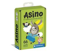 Clementoni Board Games - Asino, Tradizionale Gioco Di Carte Per Bambini 4+ Anni E Tutta La Famiglia, 2-6 Giocatori, 66 Carte Illustrate, Made In Italy, Lingua Italiana, 16907