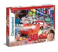 CLEMENTONI - CLM20044 Puzzle da 104 Pezzi - 3D Vision: Cars