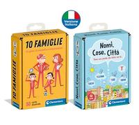 Clementoni Carte 10 Famiglie e Nomi Cose e Città, per Bambini 5+, 83219