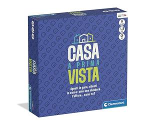 Clementoni - Casa a Prima Vista, Gioco da Tavolo Ispirato al Programma TV, Sfida tra Agenti Immobiliari e Acquirenti, Vendi o Compra la Casa Perfetta, 10-99 Anni, 3-5 Giocatori, Lingua Italiana, 16905