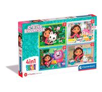 Clementoni Casa Delle Bambole Di Garby 4 Puzzle In 1 12-16- 20-24 Pezzi