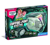 CLEMENTONI - Cassaforte digitale a codice segreto per bambini 8 anni - Giocattolo elettronico per spie in erba - Lucchetto digitale ed effetti sonori - Idea segreta