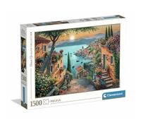 Clementoni - Puzzle 1500 Pezzi per Adulti e Ragazzi, Collection, Tema Scalinata Verso il Porto, Idea Regalo Uomo e Donna, Made in Italy, 59,2x84,3 cm, 31726