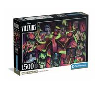 Clementoni - Puzzle 1500 Pezzi per Adulti e Ragazzi, Special Series, Tema Disney Villains, Compact Box con Poster Incluso, Idea Regalo Uomo e Donna, Made in Italy, 59,5x84,5 cm, 31744