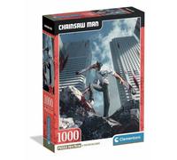 Clementoni - Puzzle 1000 Pezzi per Adulti e Ragazzi, Collection, Tema The Chainsaw Man, Poster Incluso, Idea Regalo, Made in Italy, 50x70 cm, 37508