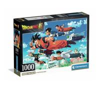 Clementoni - Puzzle 1000 Pezzi per Adulti e Ragazzi, Special Series, Tema Anime Dragonball, Compact Box con Poster Incluso, Idea Regalo Uomo e Donna, Made in Italy, 70x50 cm, 39955