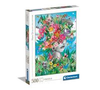 Clementoni Collection-Head in the Jungle-500 Pezzi-Puzzle, Verticale, Divertimen
