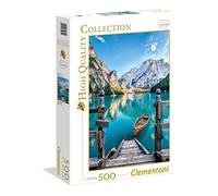 Puzzle Clementoni Lago di Braies, Italia 500 Pezzi