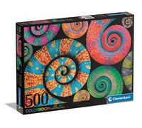 Clementoni Colorboom Collection-Curly Tails-500 Pezzi Gradient, Puzzle Colori, Orizzontale, Divertimento Per Adulti, Made In Italy, Multicolore, 35519