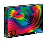 Clementoni Colorboom Collection-Waves Adulti 500 Pezzi, Puzzle Gradient-Made in Italy, Multicolore, 35093