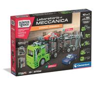 Clementoni Scienza e Gioco Laboratorio di Meccanica - Bisarca, Set di Costruzioni 10 in 1, Bambini 8+ Anni, Scopri i Principi dell'Ingegneria, Made in Italy, Lingua Italiana, 19391