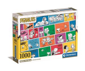 Clementoni Compact Peanuts Puzzle 1000 pezzi Puzzle classico e di alta qualità