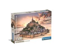 CLEMENTONI - Compatto 1500 pezzi - Le Mont Saint-Michel - Nouvo