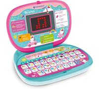 Clementoni - Computer Kid DOT Unicorn, Laptop Parlante per Bambini 3 Anni, Gioco Elettronico Interattivo per Imparare Lettere e Numeri, Educativo Portatile con Batterie Incluse, Lingua Italiana, 16455