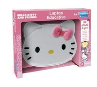 Clementoni Computer Kid - Hello Kitty Laptop Educativo Bambini 4+ Anni, Computer Portatile Interattivo con 30 Attività di Gioco, Lettere, Numeri e Logica, Lingua Italiana, 16885