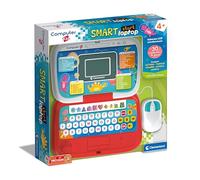 Clementoni - Computer Kid Smart Laptop Educativo Bambini 4+ Anni, 30 attività Educative, Gioco Elettronico per Imparare Lettere, Numeri e Musica, Mouse e Batterie Inclusi, Lingua Italiana, 16482