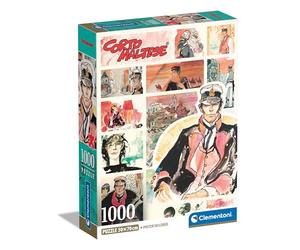 Clementoni- Corto Maltese Maltese-1000 Pezzi, Puzzle Fumetti, Illustrazioni D'Autore, Verticale, Divertimento per Adulti, Made in Italy, Multicolore, 39807
