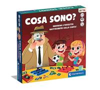 Clementoni - "Cosa Sono?", Gioco da Tavolo con 24 Carte e 48 Tessere, Idea Regalo per Bambini 6+ Anni e Adulti, 2 Giocatori, 2 Modalità di gioco, Made in Italy, Lingua Italiana, 16791