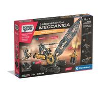 Clementoni Scienza e Gioco Laboratorio di Meccanica - Gru Cingolata, Set Costruzioni Bambini 8+ Anni, Scopri i Principi dell'Ingegneria, Made in Italy, Lingua Italiana, 19442