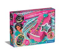 Clementoni Crazy Chic Friendship Bracelets Mania Kit per la creazione di braccialetti multicolor per bambini dai 7 anni in su