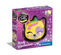 Clementoni Crazy Chic - Lovely Eyeshadows Unicorno, Trucchi per Bambini 6+ Anni, Trousse Portatile con Ombretti Lavabili con Acqua e Applicatore, Idea Regalo Collezionabile, 18819