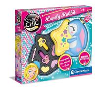 Clementoni Crazy Chic - Lovely Make Up Rabbit Star, Cofanetto Trucchi Bambine 6+ Anni, Trousse Portatile con Set Cosmetici Sicuri per Bambine, Idea Regalo Collezionabile, 18810