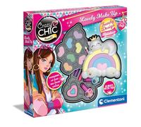 Clementoni Crazy Chic - Lovely Make Up Rainbow, Cofanetto Trucchi Bambine 6+ Anni, Trousse Portatile con Set Cosmetici Sicuri per Bambine, Idea Regalo Collezionabile, 18793