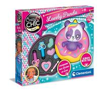 Clementoni Crazy Chic - Lovely Panda, Trousse Trucchi Bambina 6+ Anni, Set Cosmetici con Ombretti Lucidalabbra e Smalti, 18821