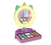 Clementoni Crazy Chic - Make-up Unicorn Mirror, Trousse Trucco Lavabile per Bambine 6+ Anni, Set Completo con Cosmetici e LED Ring Light, Gioco Creativo e Idea Regalo, 18855