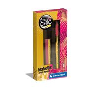 Clementoni Crazy Chic - Makeup Pink Power Lips, Trucchi per Bambine 9+ Anni, Kit Portatile con Gloss e Matita Labbra Rosa Lavabili con Acqua, Idea Regalo per Adolescenti, 18813