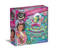 Clementoni Crazy Chic - My Friendship Bracelets, Kit Braccialetti dell'Amicizia per Bambine 7+ Anni, Set Creazione Gioielli con Perline, 18747