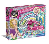 Clementoni Crazy Chic Rainbow Bracelets Giochi Creativi per Bambini 7 Anni Kit