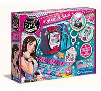 Clementoni Crazy Chic - Stylish Watch, Kit Creativo per Creare Orologi Personalizzati, Gioco per Bambini 7+ Anni, Set con Accessori e Decorazioni, Idea Regalo Ragazze, 18635