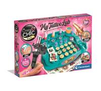 Clementoni Crazy Chic 18260 - Tatuaggi temporanei per Bambini dai 6 Anni in su, Giocattolo Creativo con Matita, Colori del Corpo, Stencil e Molto Altro Ancora