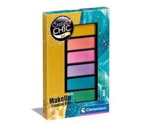 Clementoni-Crazy Chic Teen-Eyeshadow: Tropical Vibe-Trousse, Trucchi sicuri e anallergici, per Bambine di 9 Anni, Facile da Lavare con Acqua, Multicolore, 1251448