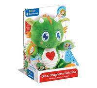 CLEMENTONI DINO DRAGHETTO BIRICHINO PELUCHE PARLANTE INTERATTIVO