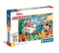Clementoni- Disney Classics Supercolor Classics-60 Pezzi Bambini 4 Anni, Cartoni Animati, Puzzle, Made in Italy, Multicolore, 26594