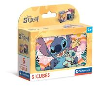 Clementoni Disney Stitch, Puzzle con 6 Cubi, Gioco Educativo Bambini 2+ Anni per Sviluppare Memoria, Logica e Manualità, Made in Italy, 40905