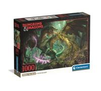 Clementoni - Puzzle 1000 Pezzi per Adulti e Ragazzi, Special Series, Tema RPG Dungeons & Dragons, con Poster Incluso, Compact Box, Idea Regalo Uomo e Donna, Made in Italy, 70x50 cm, 39961