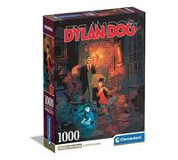 Clementoni- Dylan Dog Dog-1000 Pezzi, Puzzle Fumetti, Illustrazioni D'Autore, Ve