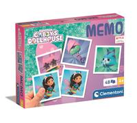 Clementoni Educational Game Memo Gabby'S Dollhouse 48 Tiles - Game For Children