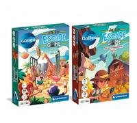 Clementoni Escape Games: fuga dallo zoo e la zucca scomparsa | Clementoni 84074 - Gioco di società per puzzle e indovinazioni, a partire dagli 8 anni, gioco per la famiglia