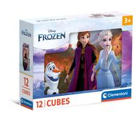 Clementoni Frozen-12 Pezzi Bambini 3 Anni, Cartoni Animati, Puzzle, Made In Ital