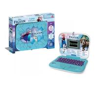 Clementoni - Computer Kid Frozen Laptop Educativo Bambini 4+ Anni, 30 attività Interattive per Imparare Lettere, Numeri, Logica e Musica, Tastiera Illustrata e Schermo LCD, Lingua Italiana, 16056
