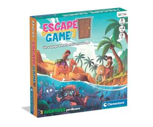 Clementoni - Fuga Gioco Bambino 8 Anni - Viaggio nella natura selvaggia, gioco di logica e puzzle, avventura educativa, giocattolo giocoso, idea regalo ragazza ragazzo