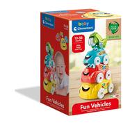 Clementoni Fun Vehicles Baby Veicoli attività Scopri e Impila Gioco per Bambini